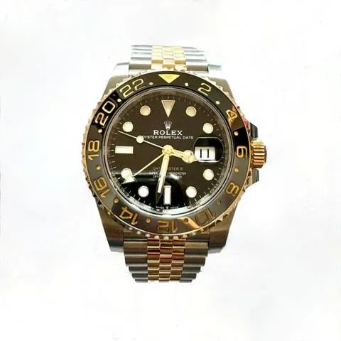 Rolex GMT-Master II 126713GRNR 40mm Yellow gold and Stainless steel Black