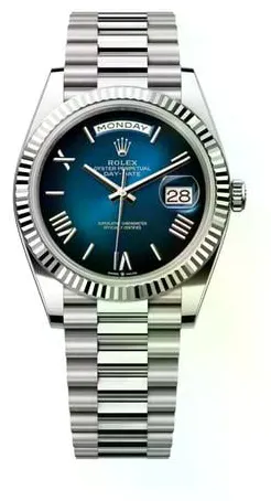 Rolex Day-Date 40 228239 40mm White gold Blue