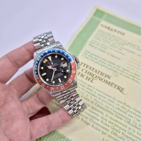 Rolex GMT-Master 1675 40mm Stainless steel Black