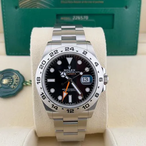 Rolex Explorer II 226570 42mm Stainless steel Black