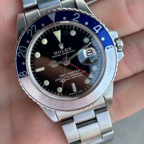 Rolex GMT-Master 1675 40mm Stainless steel Black