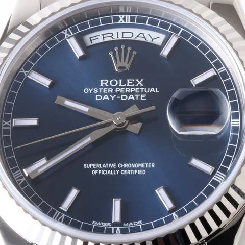 Rolex Day-Date 36 118239 36mm White gold Blue 5