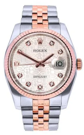 Rolex Datejust 36 116231 36mm Rose gold White