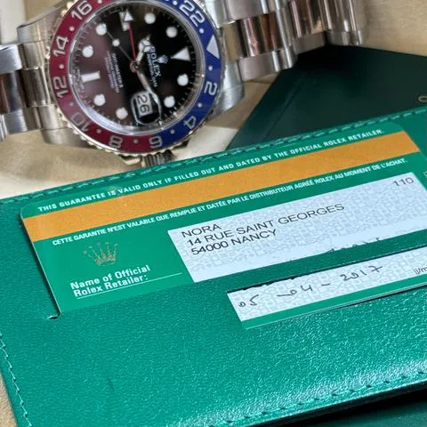 Rolex GMT-Master II 116719BLRO 40mm White gold Black 7