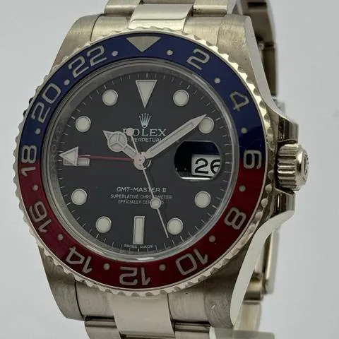 Rolex GMT-Master II 116719BLRO 40mm White gold Black 15