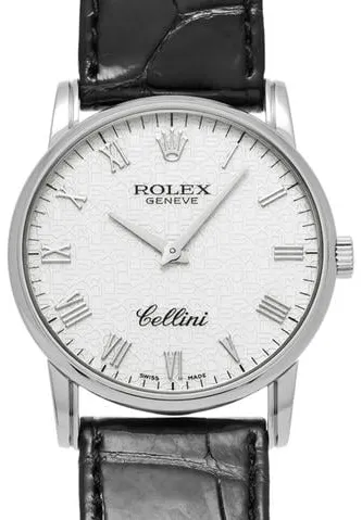 Rolex Cellini 5116/9 32mm White gold White