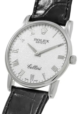 Rolex Cellini 5116/9 32mm White gold White 1