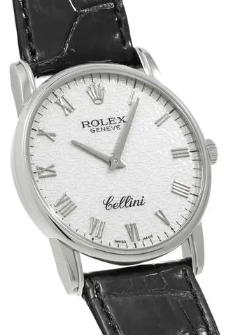 Rolex Cellini 5116/9 32mm White gold White 2