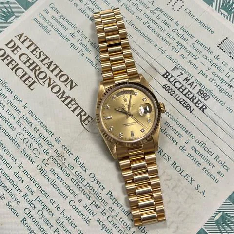 Rolex Day-Date 36 118238 36mm Yellow gold Champagne 3