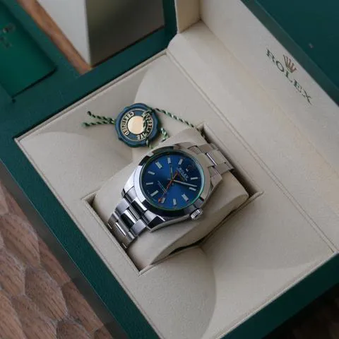 Rolex Milgauss 116400GV 40mm Stainless steel Blue 5