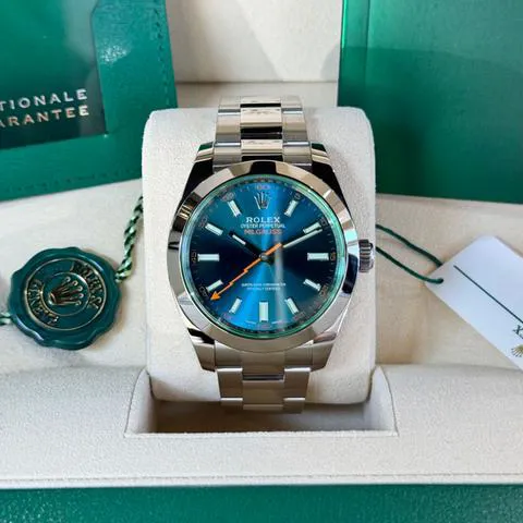 Rolex Milgauss 116400GV 40mm Stainless steel Blue