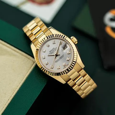 Rolex Lady-Datejust 179178 26mm Yellow gold Silver 9