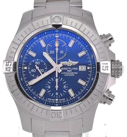 Breitling Avenger A13317 46mm Stainless steel Blue