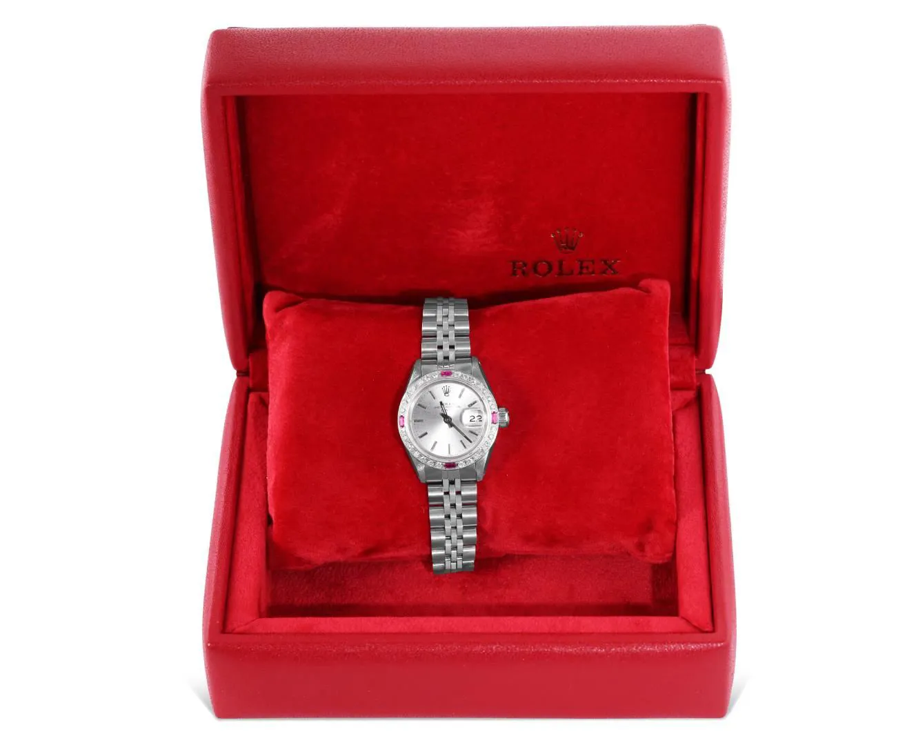 Rolex Date 26mm Stainless steel Silver 8