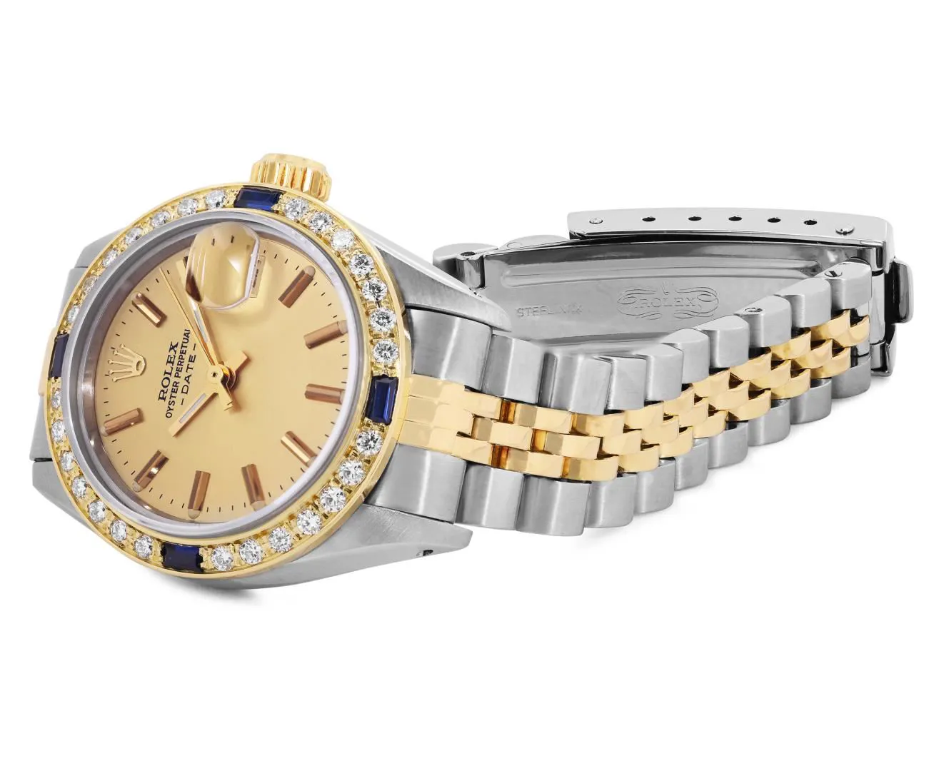 Rolex Date 26mm Yellow gold and Stainless steel Champagne 5