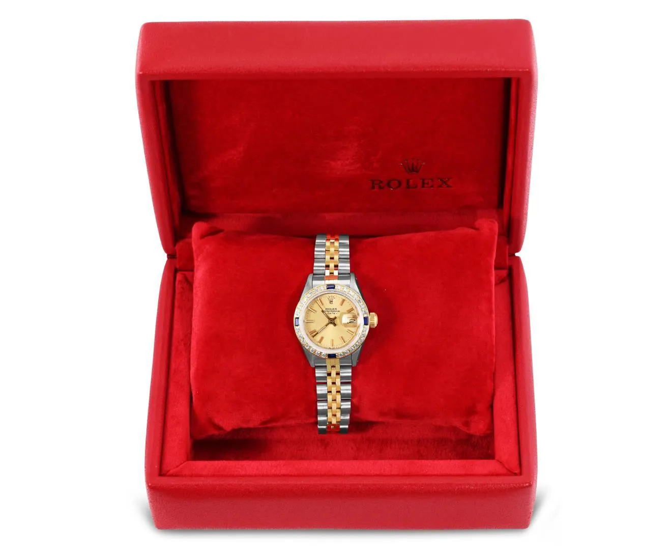 Rolex Date 26mm Yellow gold and Stainless steel Champagne 8