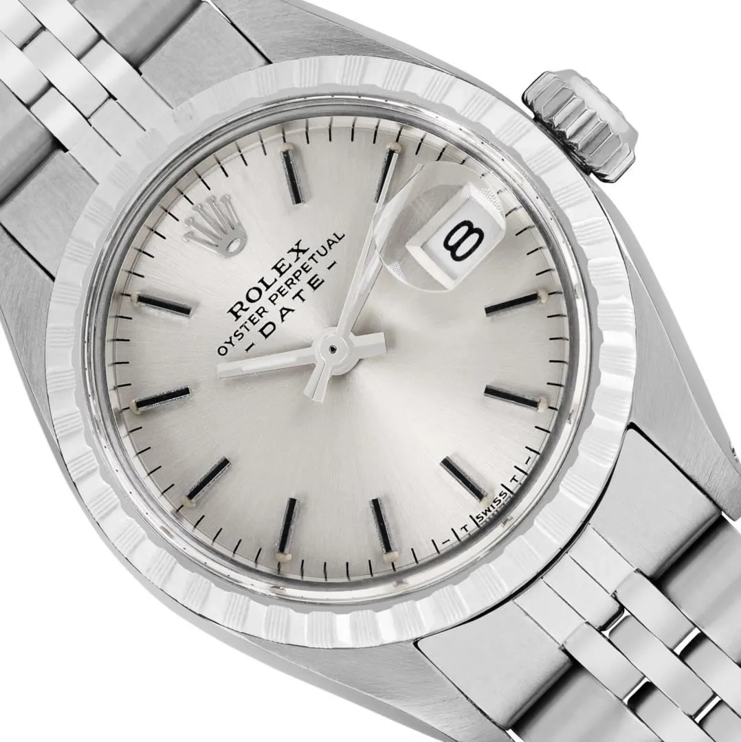 Rolex Date 26mm Stainless steel Silver