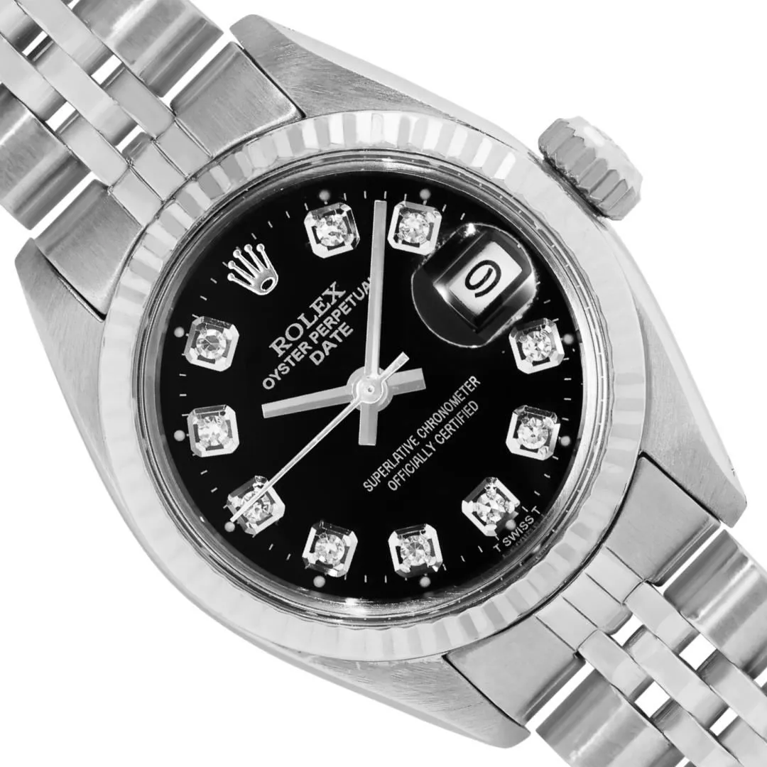 Rolex Date 26mm Stainless steel Black