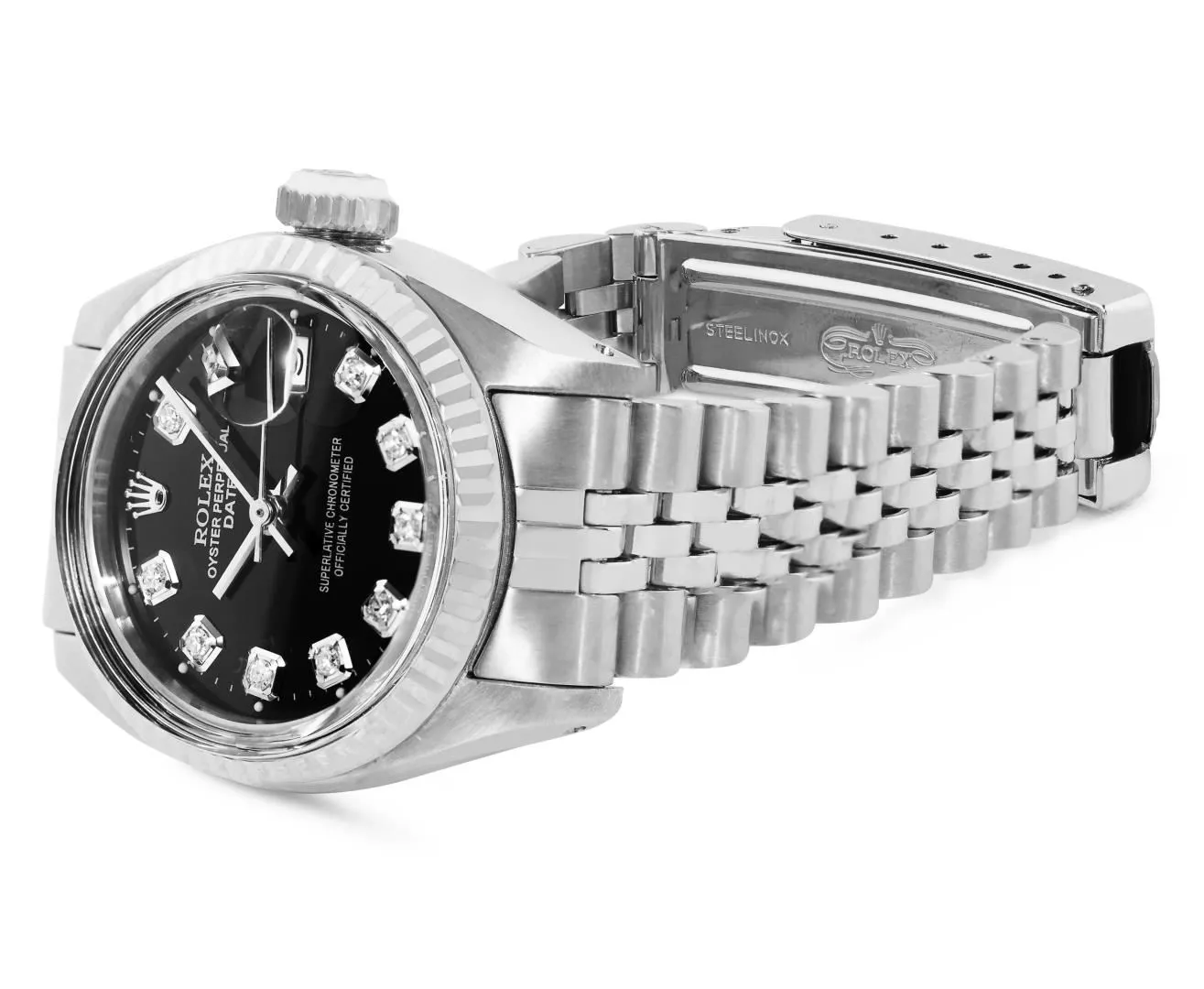 Rolex Date 26mm Stainless steel Black 8