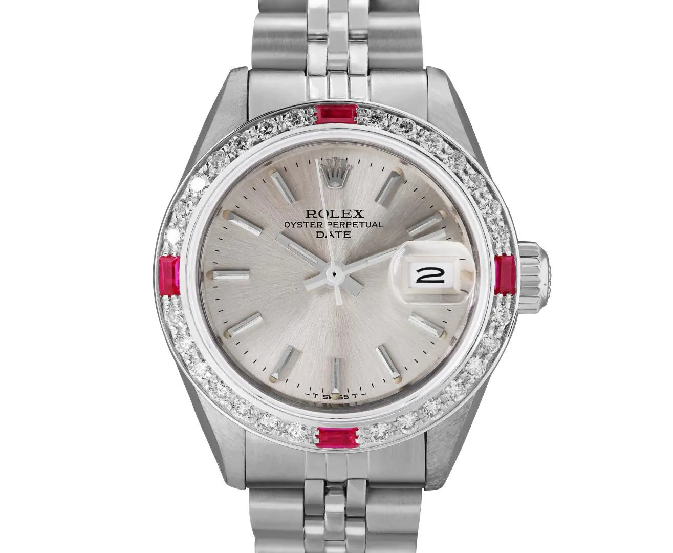 Rolex Date 26mm Stainless steel Silver 1