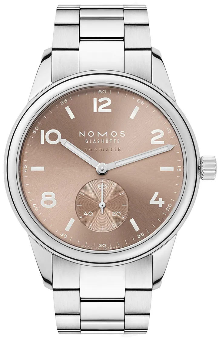 NOMOS Club 762 39.5mm Stainless steel Beige