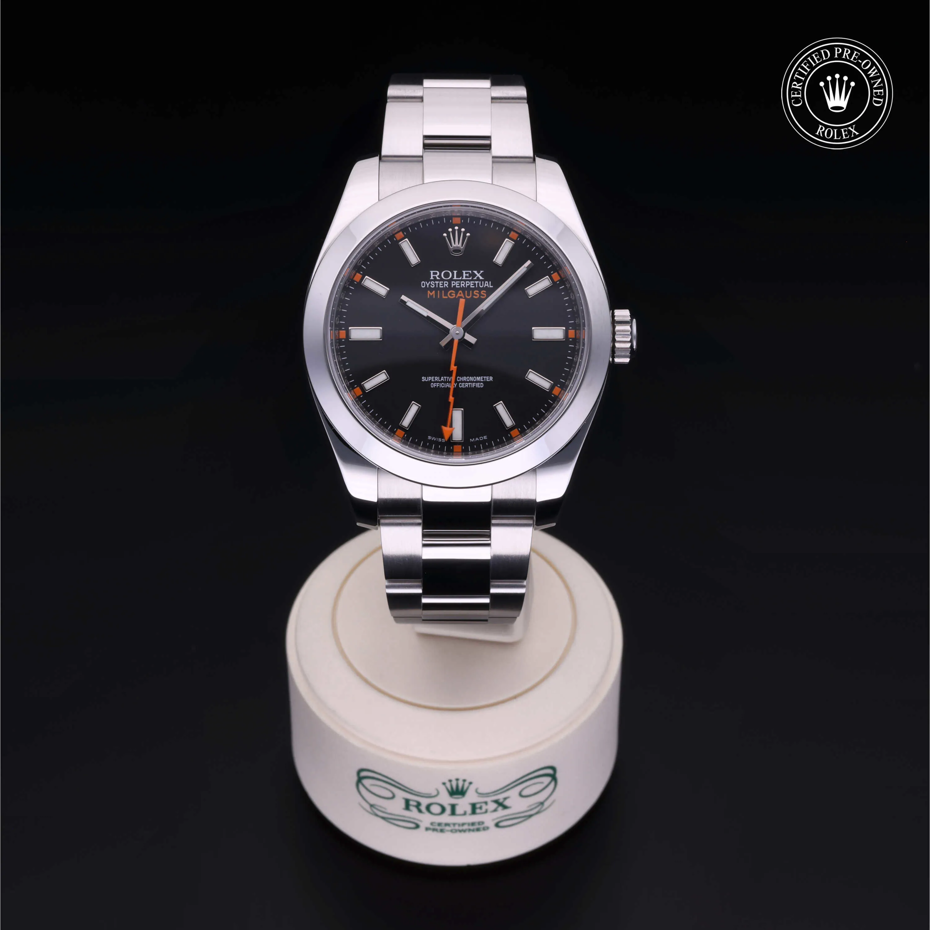 Rolex Milgauss 116400-0001 40mm Oystersteel Black 1