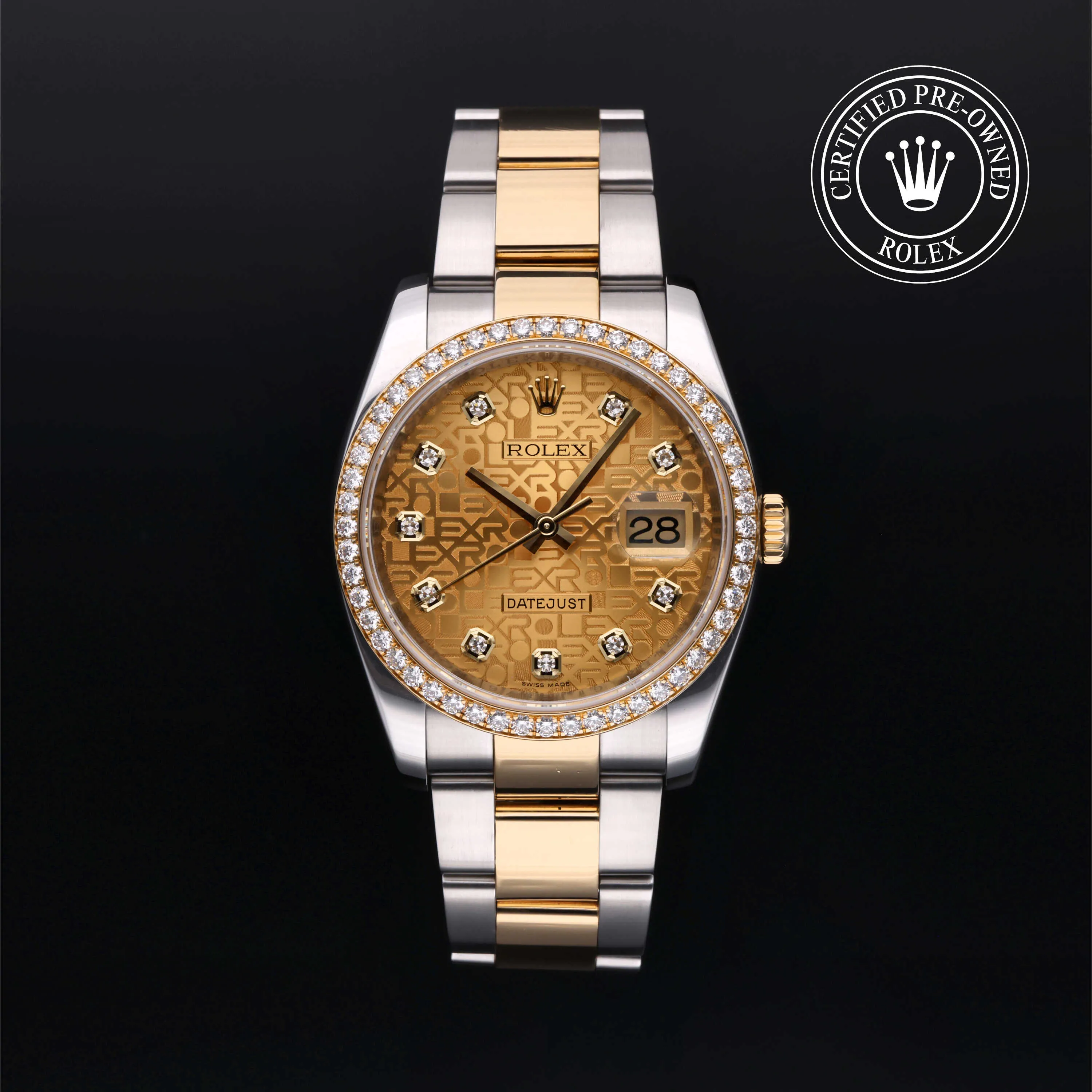 Rolex Datejust 36 116243-0029 36mm Yellow gold Champagne