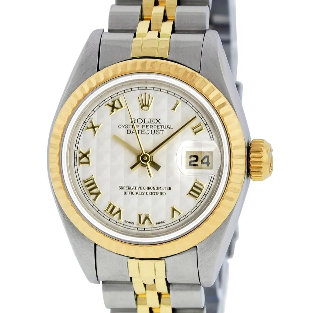 Rolex Datejust 26mm Yellow gold and Stainless steel and 18k yellow gold Ivory