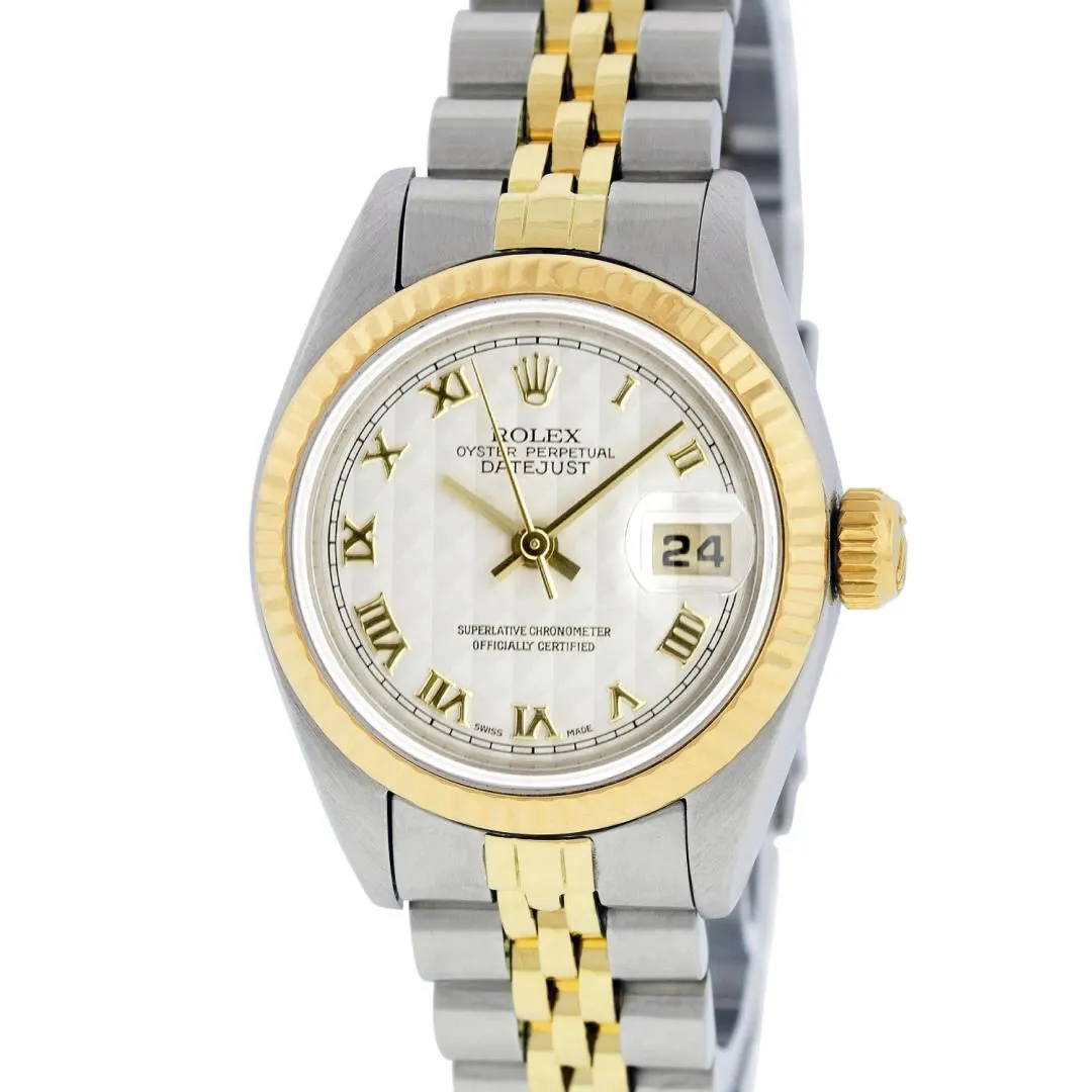 Rolex Datejust 26mm Yellow gold and Stainless steel and 18k yellow gold Ivory 1