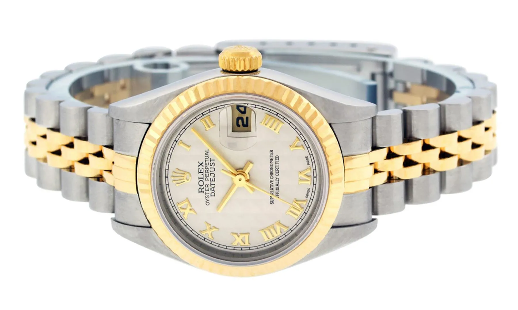 Rolex Datejust 26mm Yellow gold and Stainless steel and 18k yellow gold Ivory 2