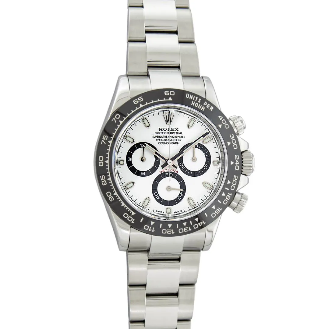 Rolex Chronograph 40mm Stainless steel White 1