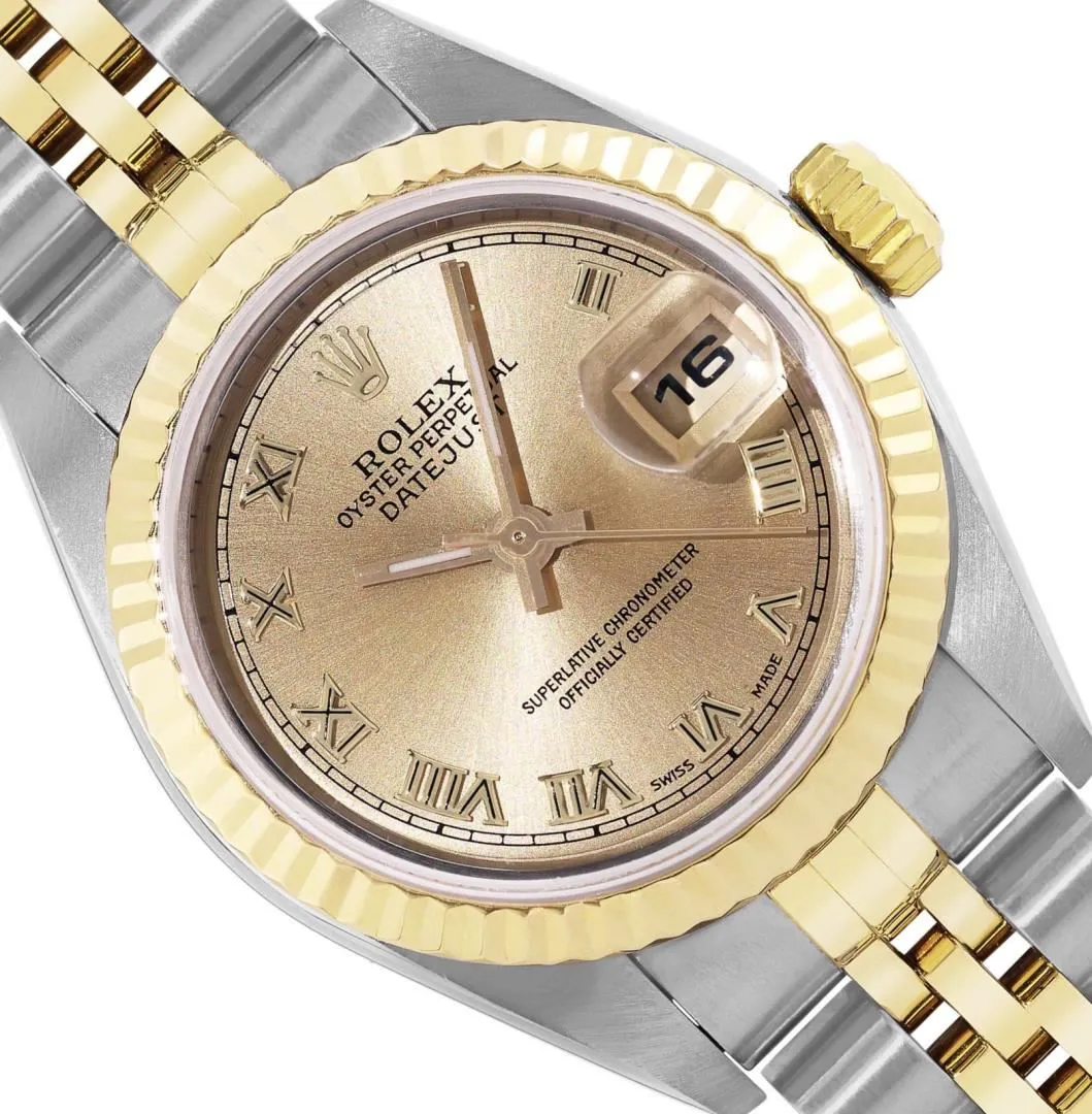 Rolex Datejust 26mm Yellow gold and Stainless steel and 18k yellow gold Champagne