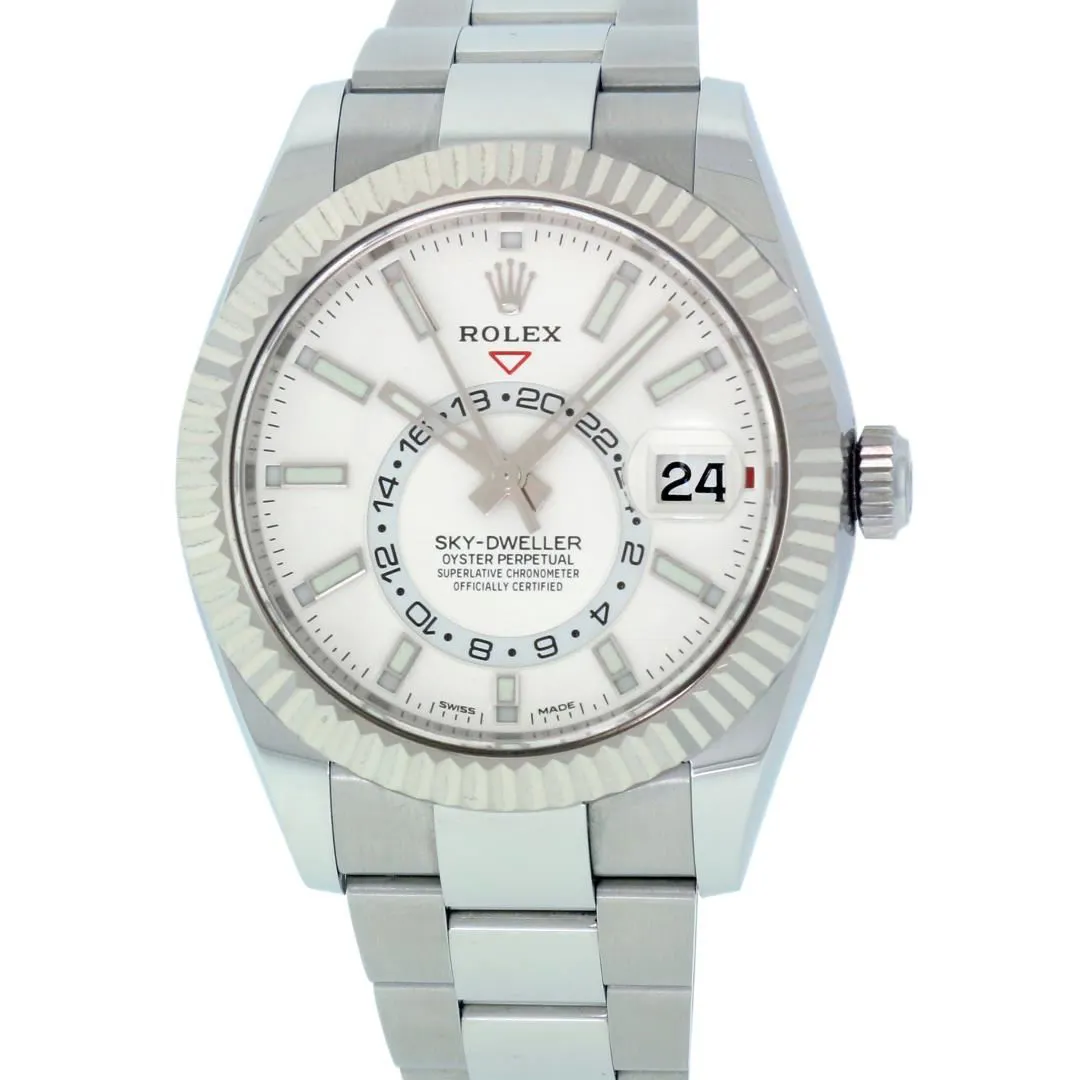 Rolex Sky-Dweller 42mm Stainless steel White