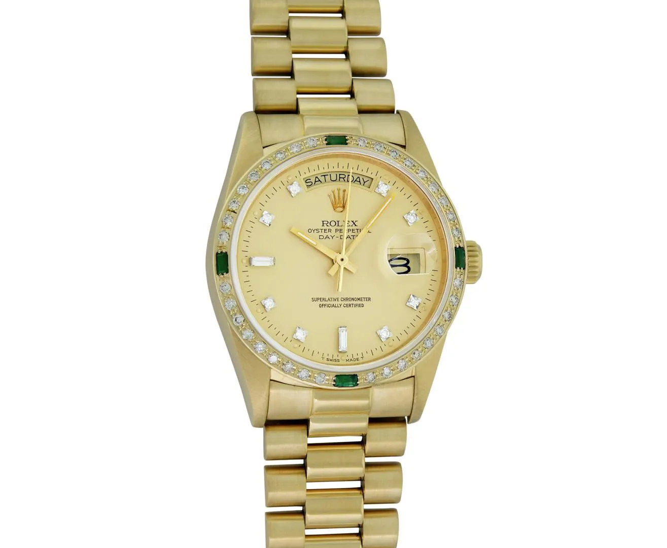 Rolex Day-Date "President" 36mm Yellow gold and 18k yellow gold Champagne 1