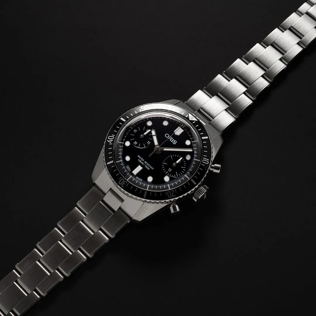 Oris Divers 01 771 7791 4054-07 8 20 18 40mm Stainless steel Black 1