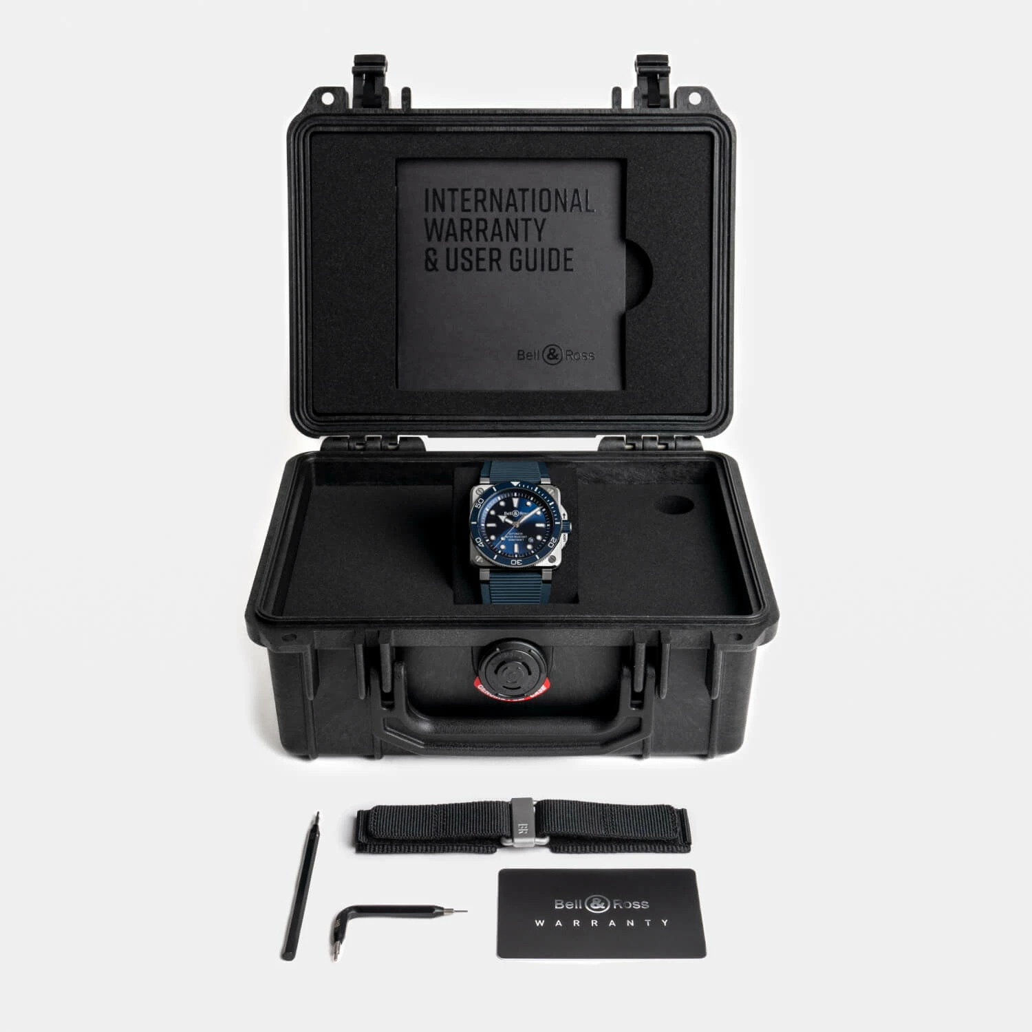 Bell & Ross BR 03 BR03A-D-BLU-ST/SRB Stainless steel Blue 3