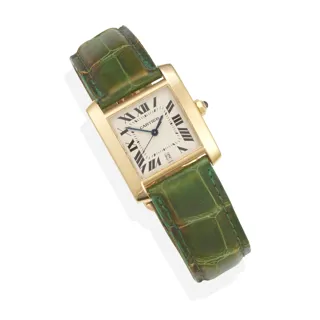 Cartier Tank Française 1840 18k yellow gold