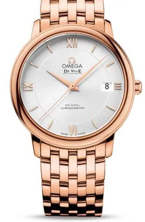 Omega De Ville 424.50.37.20.02.001 37mm Rose gold Silver 2