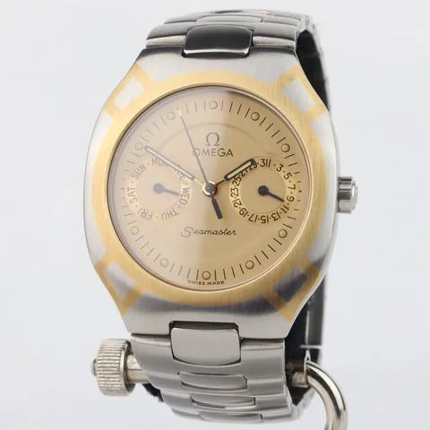 Omega Seamaster 396.1222 32mm Yellow gold and Stainless steel Champagne