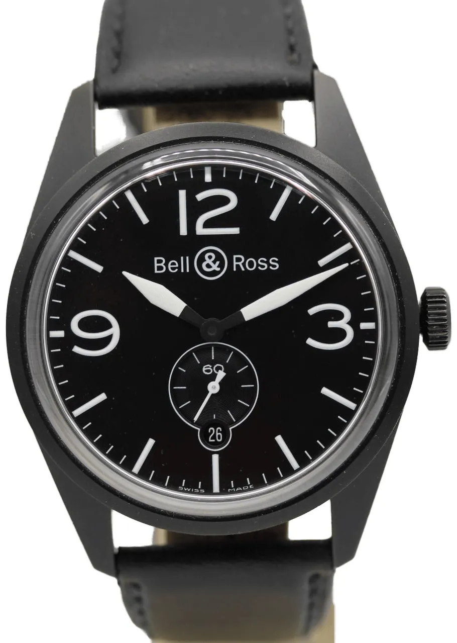 Bell & Ross BR 123 BR123-95-SC 41mm Stainless steel Black