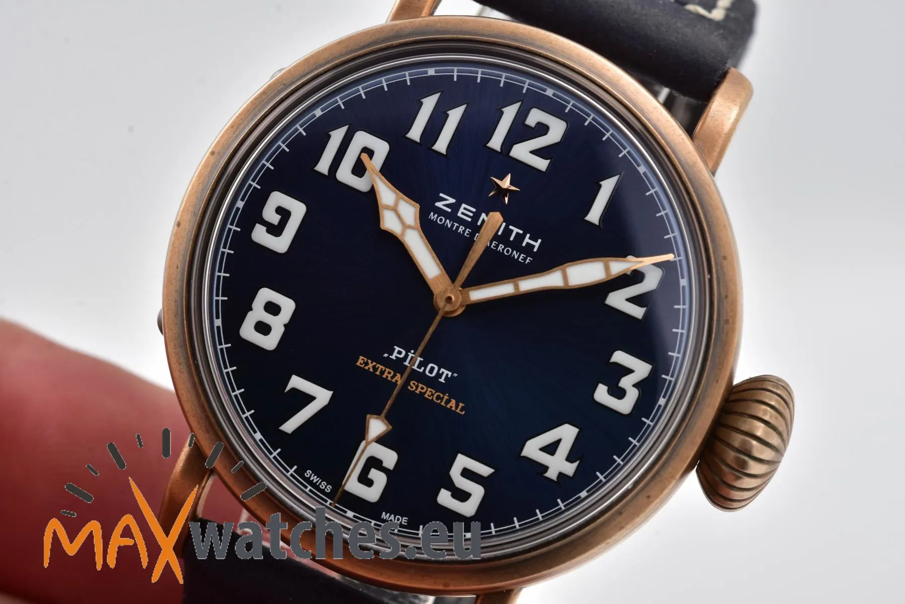 Zenith Pilot Type 20 Extra Special 29.1940.679/57.C808 40mm Bronze Blue 9