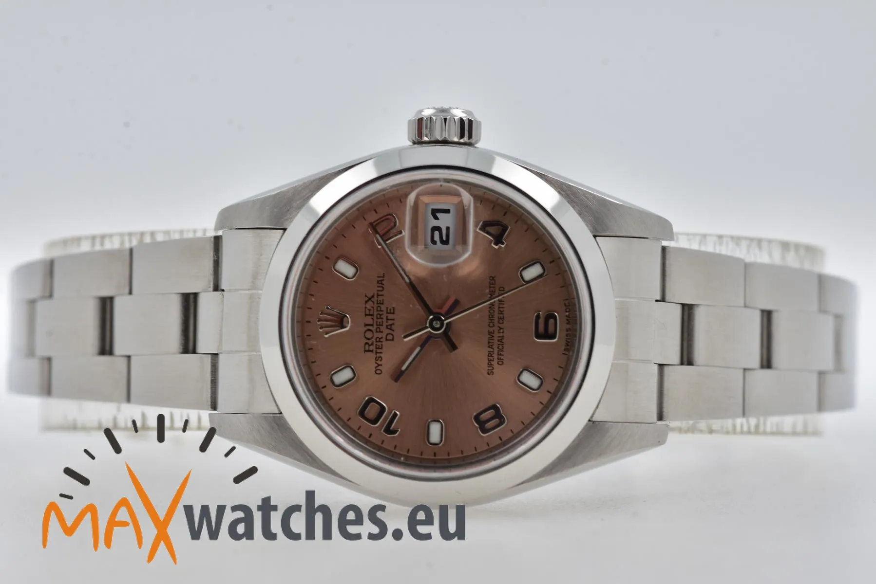 Rolex Oyster Perpetual Date 79160 26mm Stainless steel Salmon