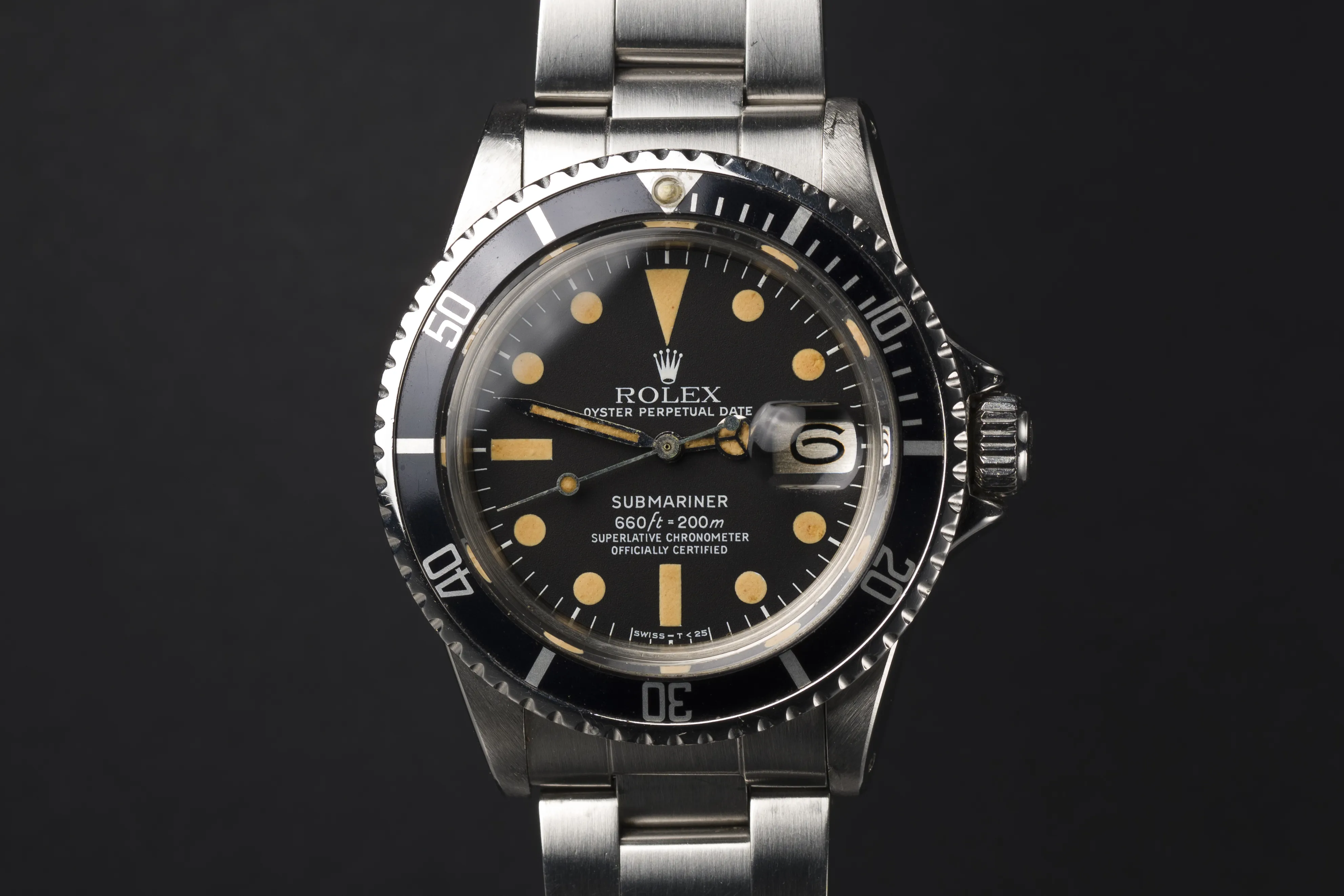 Rolex Submariner 1680 40mm Stainless steel matte