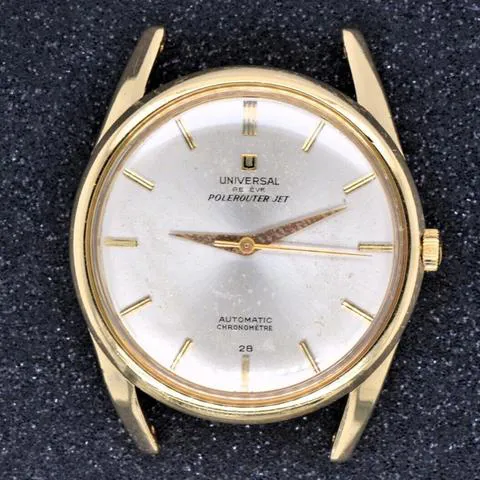 Universal Genève Polerouter 10369 34.5mm Yellow gold Silver