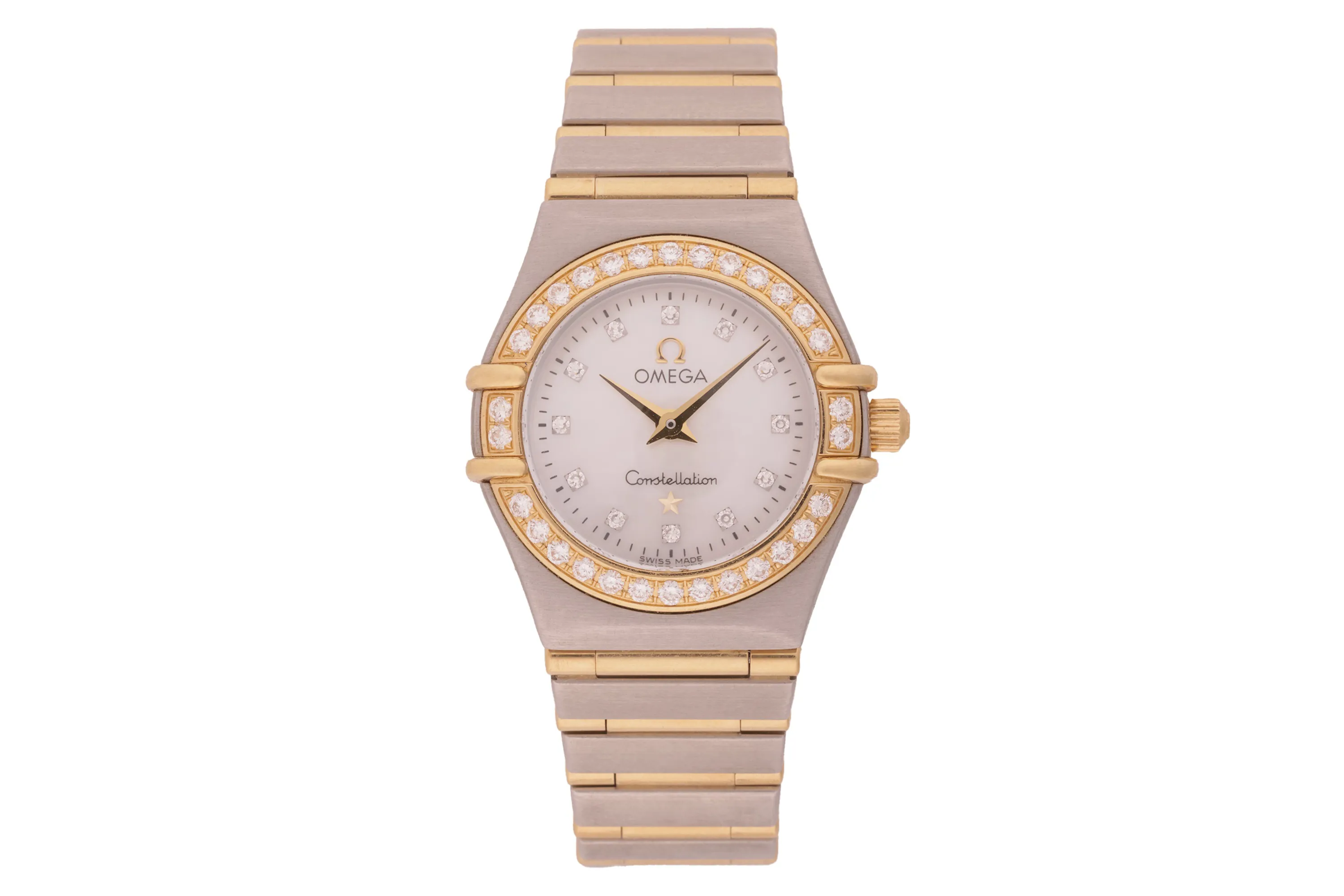 Omega Constellation 22mm Yellow gold and Stainless steel