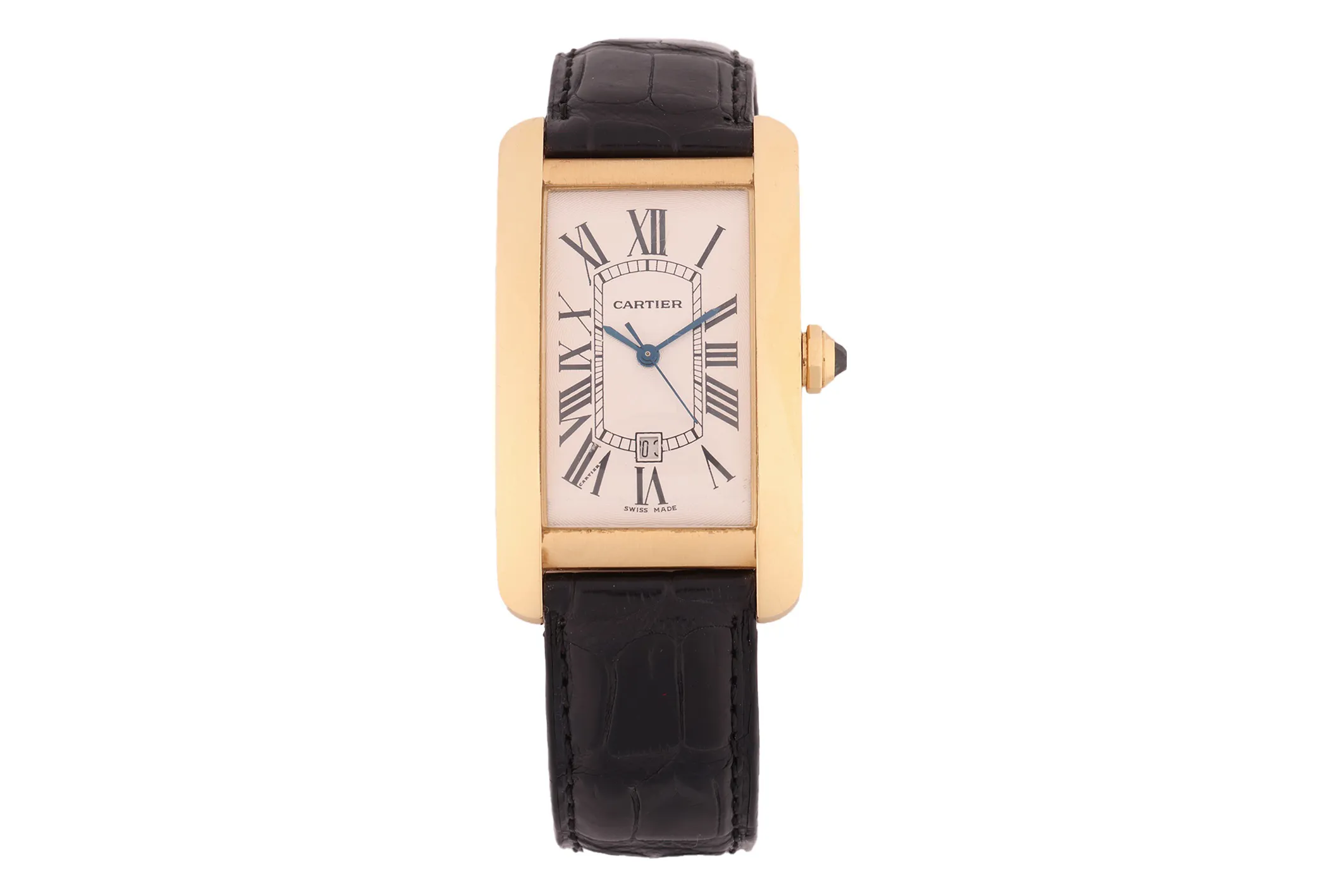 Cartier Tank Américaine 2329 28mm 18k yellow gold White