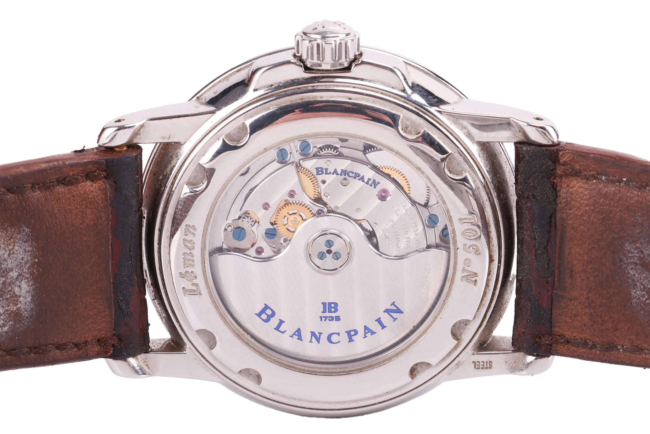 Blancpain Léman 2860-1130-53B 40mm Stainless steel Black 2