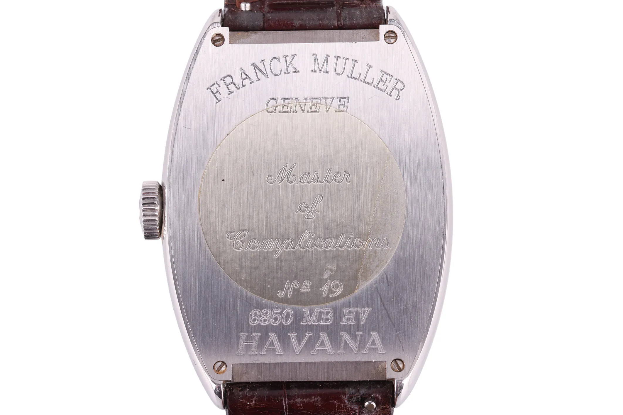 Franck Muller Master Banker 6850 MB HV Stainless steel Silver and Champagne 6