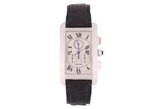 Cartier Tank Américaine 2312 18k white gold White