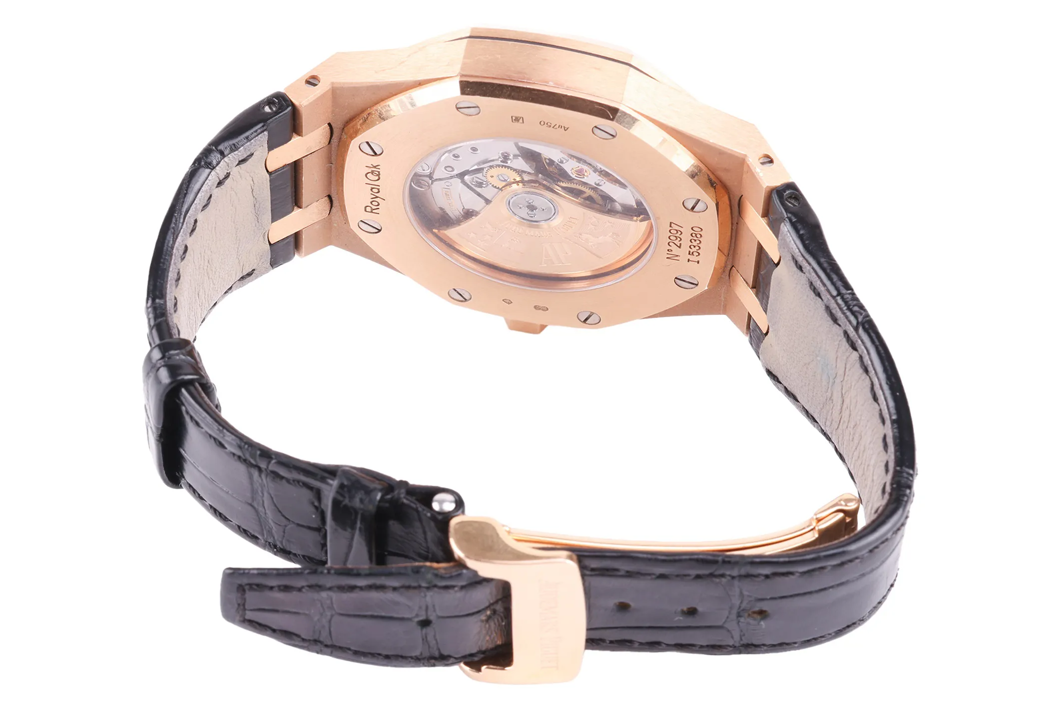 Audemars Piguet Royal Oak 15400OR.OO.D002CR.01 41mm 18k rose gold Black 4